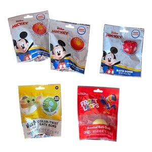 5 Pack Bath Bombs - Assorted Characters